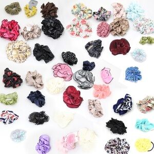 🎀Random Assorted 250 Hair Tie Scrunchies Mixed Lot🎀
